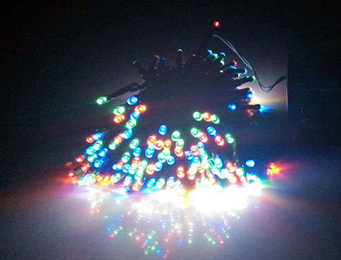 SOLAR MINI MULTI COLOURED STRING LIGHTS