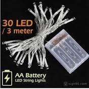 BATTERY OPERATED FAIRY LIGHTS WHITE