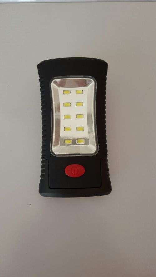 10 LED WORK LIGHT WITH TORCH AND MAGNET