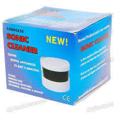 CORDLESS SONIC CLEANER FOR FINE JEWELLERY AND DENTURES