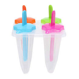 SET OF FOUR ICE LOLLIES MOULD WITH BUTTERFLY TOPS