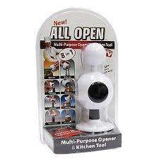 NEW ALL OPEN - 8 IN 1 - MUTLI PURPOSE OPENER AND KITCHEN TOOL