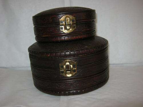 WONDERFUL ROUND 2 IN 1 TRINKET / JEWELLERY BOXES