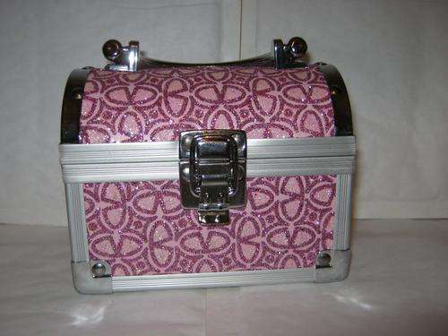 BEAUTIFUL DOME  SHAPED LID GLITTER JEWELLERY BOX