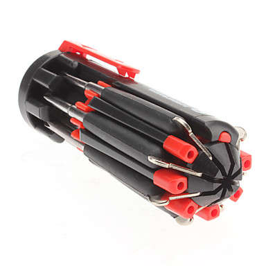 8 IN 1 SCREWDRIVER SET WITH TORCH