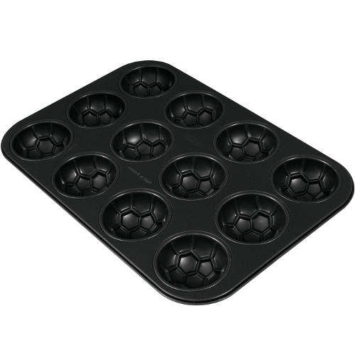 NON STICK 12 BALL SHAPED CUPCAKE / MUFFIN PAN