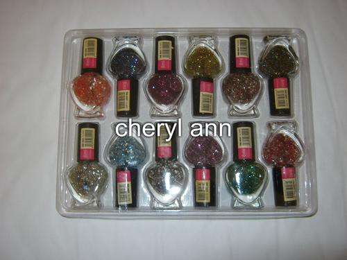 NEW COLOURS GLITTER NAIL POLISH