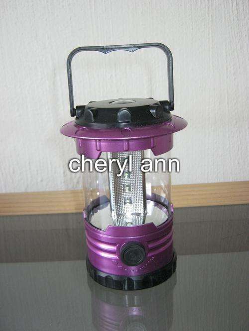 BATTERY OPERATED CAMPING LANTERN WITH LED LIGHTS