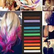 HAIR CHALK STICKS 12 COLOURS