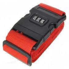 LUGGAGE STRAP WITH COMBINATION LOCK