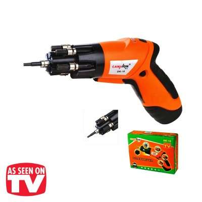 6 PIECE CORDLESS RECHARGABLE SCREWDRIVER