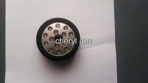 ROUND 15 LED WORK LIGHT WITH HANGER AND MAGNETS