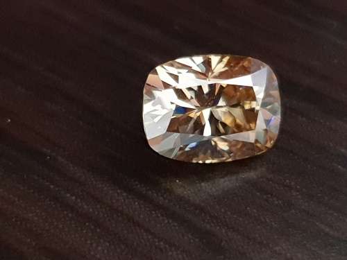 **SPECTACULAR** FANCY COGNAC 2CT SIZE ELONGATED CUSHION CUT MOISSANITE - VVS