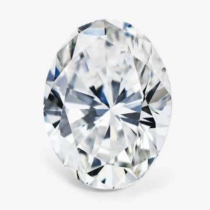 **CERTIFIED** 1.02CT OVAL LAB GROWN DIAMOND, F, VS2