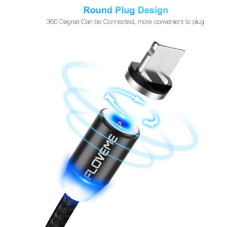 magnetic charging cable for apple/micro/type C