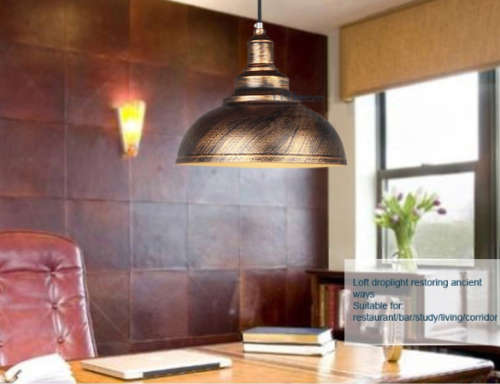 Loft Style Vintage Industrial Retro Pendant Lights E27 Holder