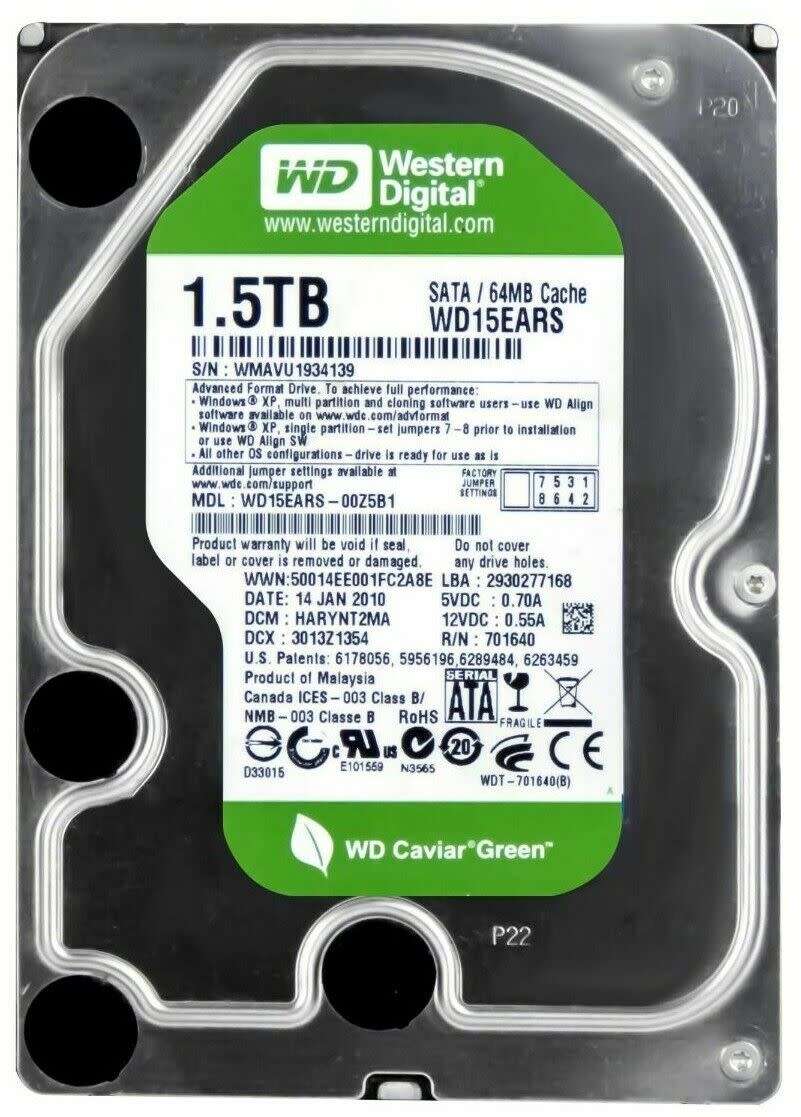 1.5TB 3.5` Hard Drive