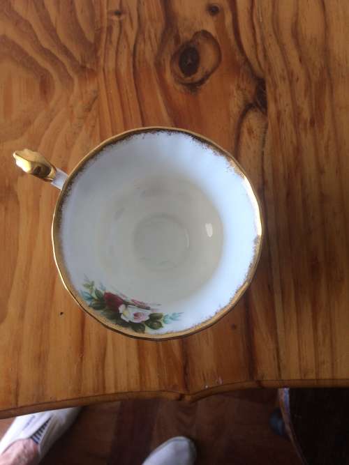 ROYAL ALBERT CELEBRATION TEA CUP ONLY  IN VERY GOOD CONDITION