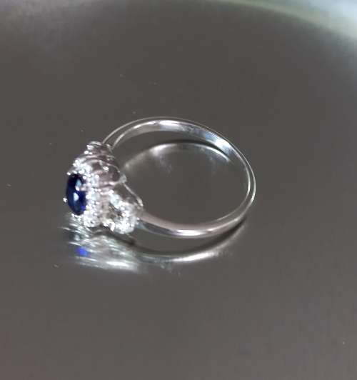 STERLING SILVER Genuine 925  DRESS RING WITH 28 CUBIC ZIRCONIA  **STOCK ON HAND**