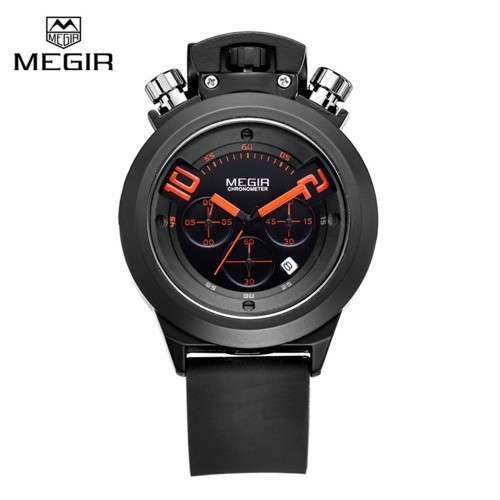 AUTHENTIC QUALITY-MEGIR CHRONOGRAPH IN PRESENTATION TIN -  GREAT LOOKING WATCH