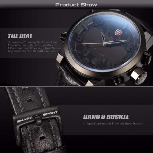 Shark Sawback Angel Shark Sport Watch - Analogue and Digital-Authentic - Great sporty watch