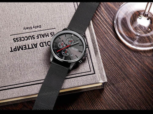 AUTHENTIC QUALITY-MEGIR CHRONOGRAPH IN MEGIR BOX -STUNNING  GREAT LOOKING WATCH