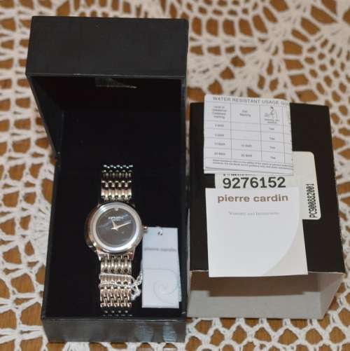 PIERRE CARDIN LADIES MOTHER OF PEARL QUARTZ WATCH -  GREAT LOOKING WATCH -
