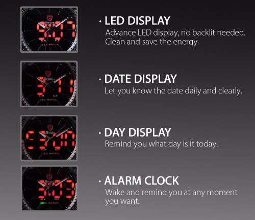 Shark SH003 Analogue / Digital watch - Store display model