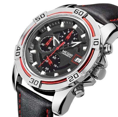 AUTHENTIC QUALITY-MEGIR CHRONOGRAPH  IN PRESENTATION TIN-  GREAT LOOKING WATCH