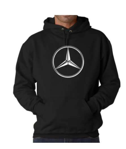 Mercedes Benz  Black Hoodie (Sizes Available Small - 2XL)