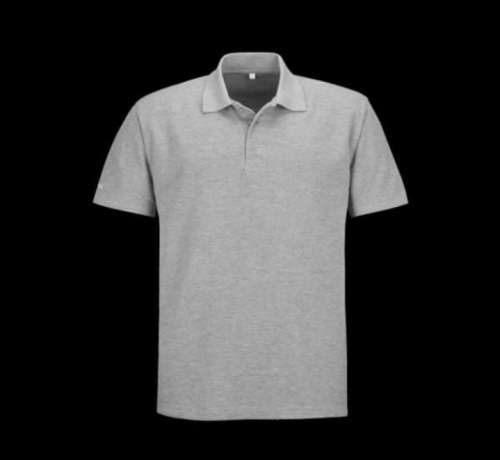 Grey Plain Golfer 100 % (Sizes Small -4XL)