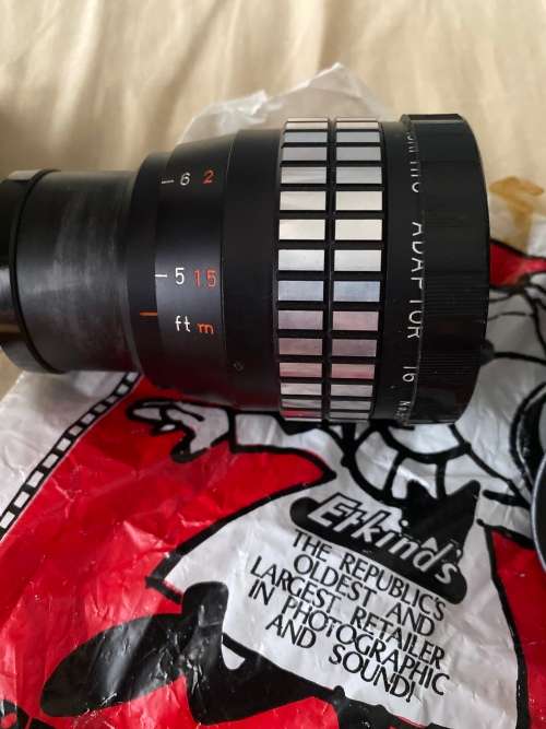 Anamorphic adaptor 16 no 52982 in original pouch box and shopping bag