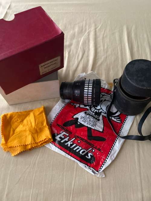 Anamorphic adaptor 16 no 52982 in original pouch box and shopping bag