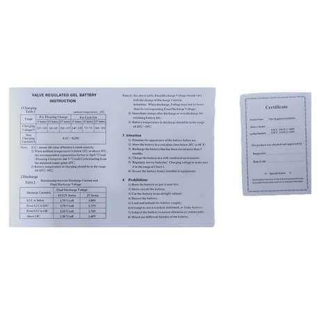 12V 120AH Gel Battery Ecco