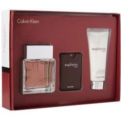 Calvin Klein Euphoria  Gift ser For Men 100ml EDT+20ml EDT+Aftershave Balm