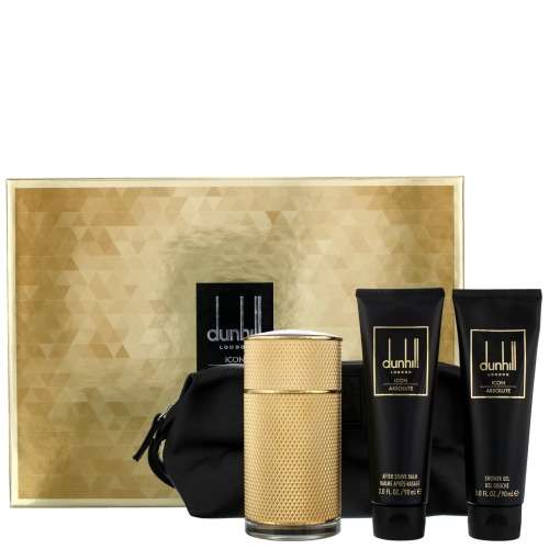 Alfred Dunhill Icon Absolute Gift set for Men 100ml EDP+ Shower gel+After shave balm