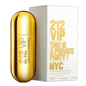 Carolina Herrera 212 VIP 50ml EDP for her - New and sealed