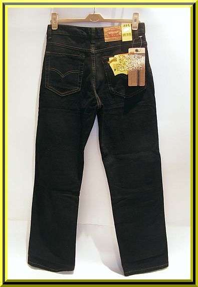 BLACK LEVI DENIM JEANS - SIZE: 36