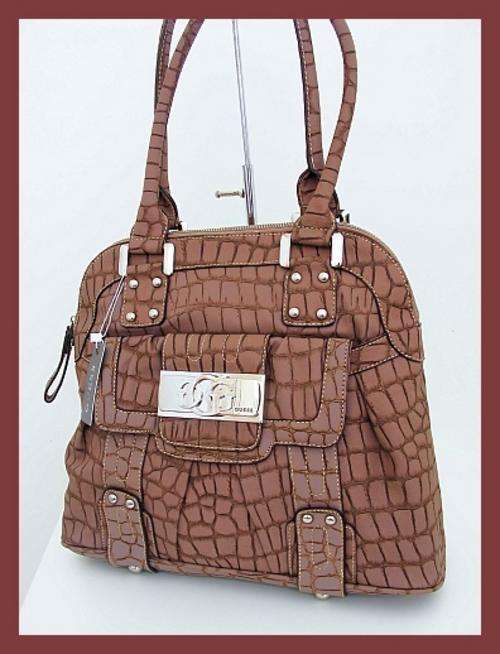 STUNNING LARGE LIGHT BROWN GUESS HANDBAG