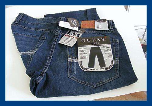 MENS GUESS PREMIUM 5 POCKET JEANS - SIZE: 32
