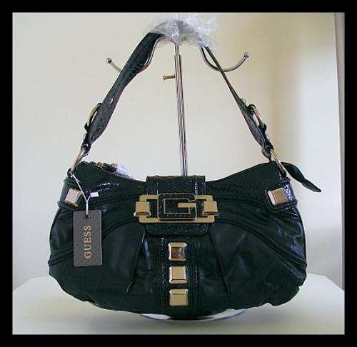 ELEGANT BLACK GUESS HANDBAG