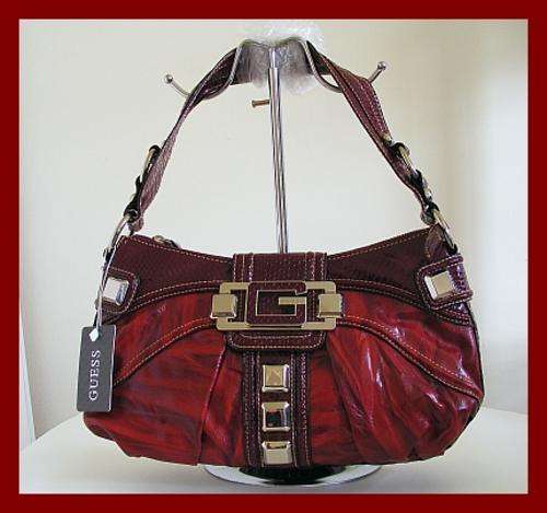ELEGANT RED GUESS HANDBAG