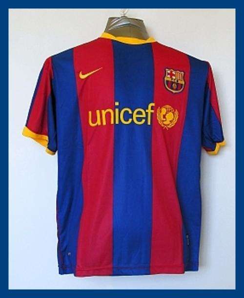 BLUE / RED BARCELONA NIKE SOCCER TOP - SIZE : XL