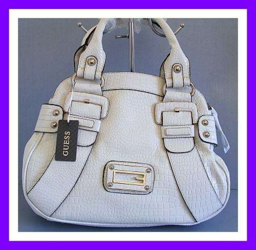 WHITE LARGER GUESS HANDBAG