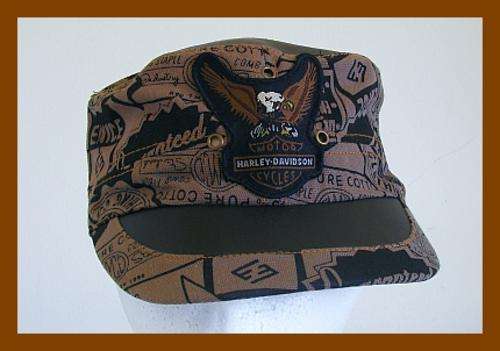 BROWN HARLEY CAP