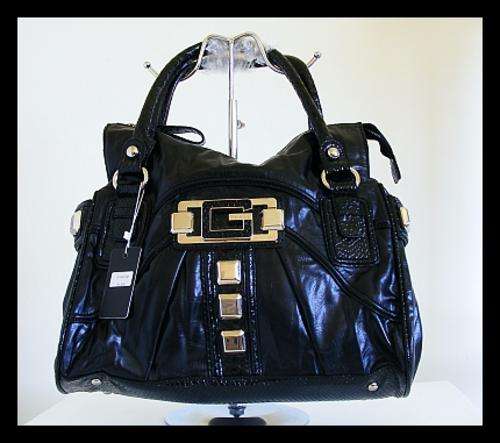 LARGE BLACK GUESS HANDBAG