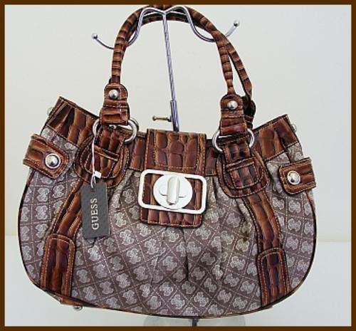 COFFEE GUESS HANDBAG - LARGE SIZE