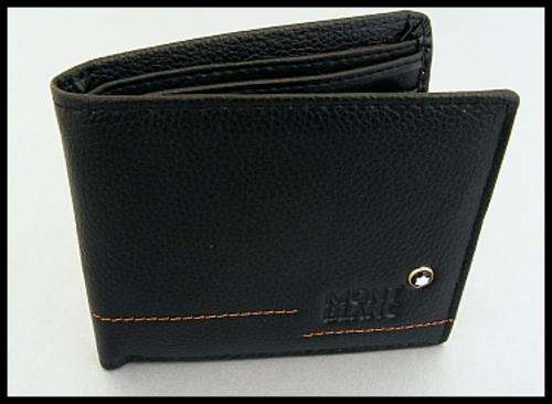 MENS MONT BLANC WALLET - BLACK