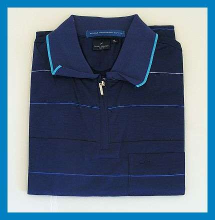 MENS BLUE DANIEL HECHTER GOLF SHIRT - SIZE :  X L