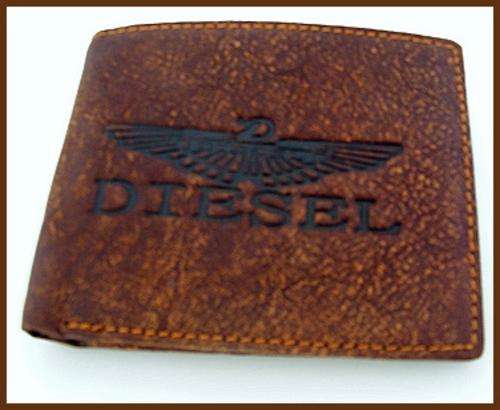 MENS DIESEL WALLET - BROWN
